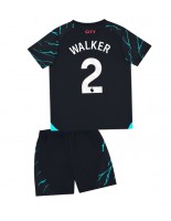 Manchester City Kyle Walker #2 Alternativní dres pro děti 2023-24 Krátký Rukáv (+ trenýrky)